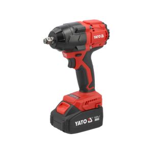 YATO Akkus ütvecsavarozó 1/2" 800 Nm szénkefe nélkül 18 V (2 x 4,0 Ah akku + töltő) 137841592 - Yato