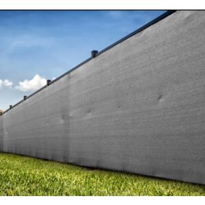 Belátásgátló árnyékoló háló szürke 1,5x25 m, UV-álló, sűrű 200g/m2, 98% takarás