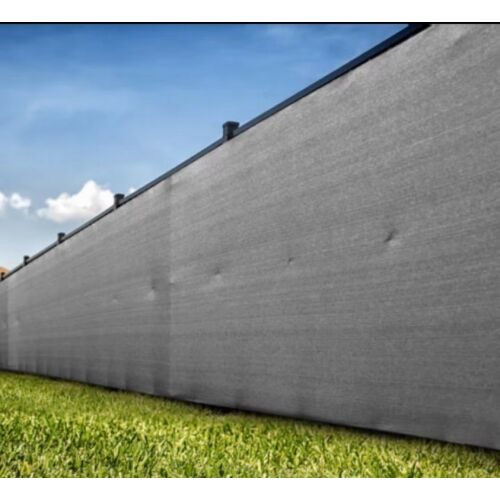 Belátásgátló árnyékoló háló szürke 1,5x25 m, UV-álló, sűrű 200g/m2, 98% takarás 137845021