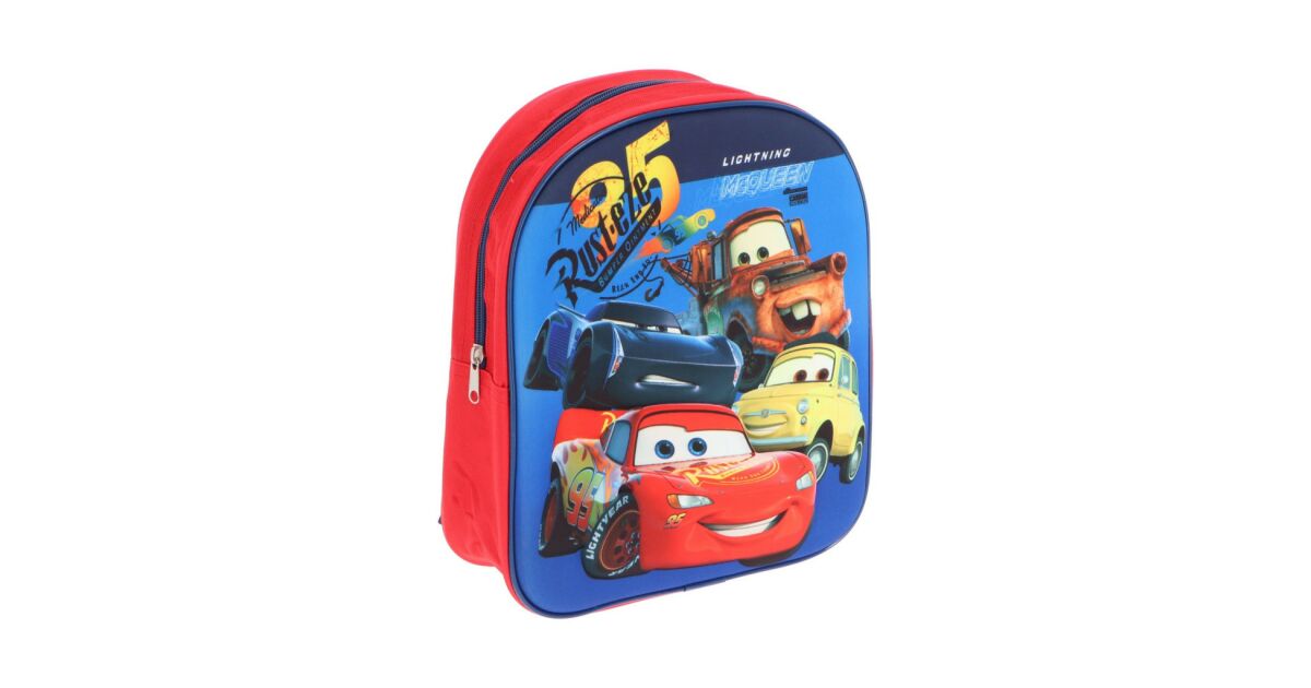 Disney Verdák Rust-eze 3D hátizsák, táska 30 cm | Pepita.hu