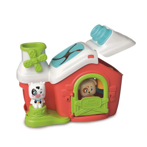 Clementoni Clemmy Farm комплект за игра с фигурки на крава и куче