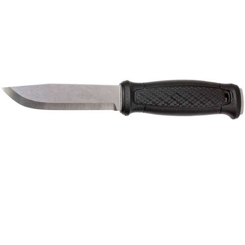 Morakniv Garberg Multi-Mount kültéri kés, rögzített penge, csepppont, Sandvik 14C28N acél, fekete polimer markolat