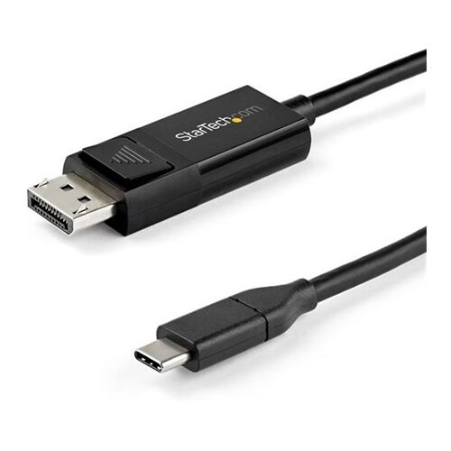 StarTech.com USB-C - DisplayPort kábel, 2m, fekete - DisplayPort