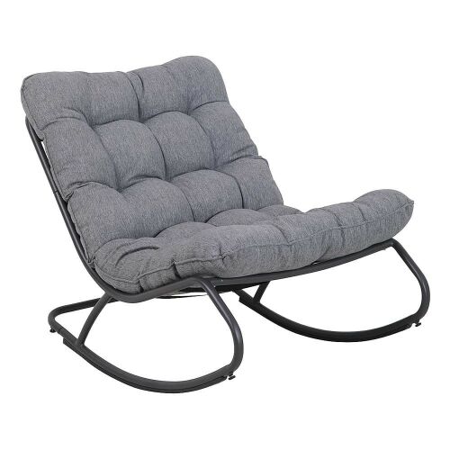 Vibe kerti hintaszék szürke párnával 137858504