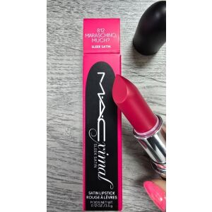 Szminka, MAC, MACximal Sleek Satin, 812 Maraschino, Much? 3.5 g 137869623 - Usta
