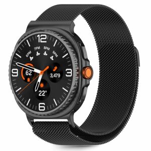 TECH-PROTECT MILANESEBAND SAMSUNG GALAXY WATCH 8 / CLASSIC (40 / 44 / 46 MM) BLACK 137870301 - Pasek do inteligentnego zegarka