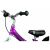 Detalj upravljača i sjedala ljubičastog balans bicikla Carlo Lean Bike