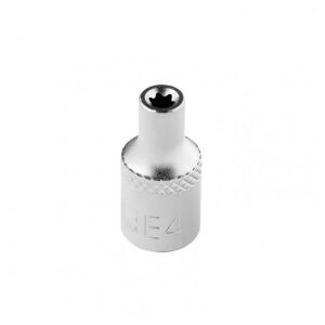 STELS E4 E4 1/4 hüvelykes meghajtású Torx bitfej dugókulcs, szögletes nézet - Stels