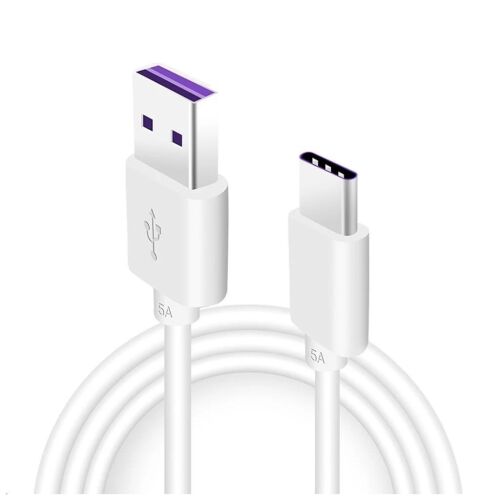 Eredeti Huawei fehér USB-A - USB-C 5A töltőkábel - Huawei