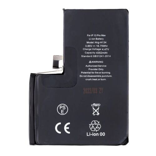 Akkumulátor iPhone 13 Pro Max készülékhez 4352mAh Li-Ion - Mobiltelefon akkumulátor