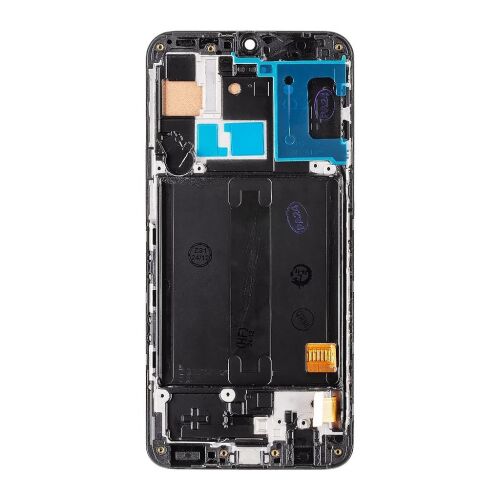 Samsung Galaxy A40 A405 Előlapi Keret Ház Csere - Fekete - Mobiltelefon kijelző