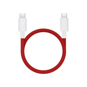 OnePlus SUPERVOOC Charge USB-C/USB-C adatátviteli mágneses kábel 10A 1.2m piros 137893787 - USB kábel