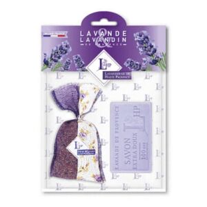 Levendulával töltött Bicolore Violet illatzsák és levendulaszappan 137895856 - Illatpárna