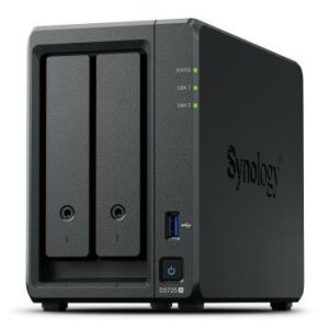Synology DiskStation DS725+ tárolószerver NAS Ryzen Embedded R1600 4 GB DDR4 0 TB Fekete