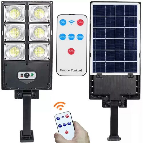 180 COB LED-es szolár reflektor távirányítóval