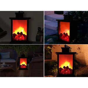 Colaj cu lanterna decorativă LED pentru șemineu în diverse setări - Lămpi decorative