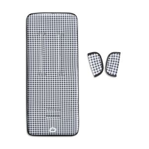 Babakocsi huzat 84x34 szürke