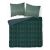 Szatén Ágynemű Garnitúra 180x200 - Palackzöld, Arany Díszítés 137911096