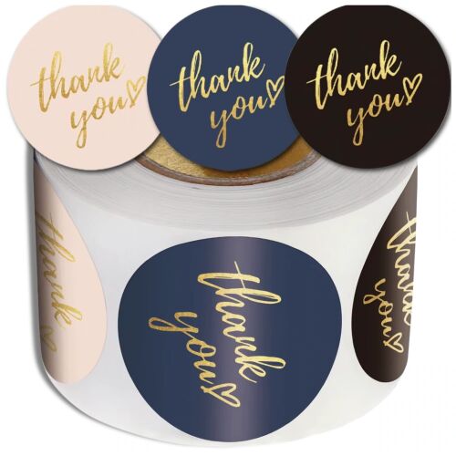 Matricák egy tekercs 500db színes arany barkácsolás köszönöm 137911472