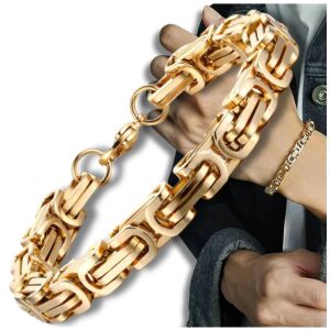 Arany férfi sebészeti acél lánckarkötő