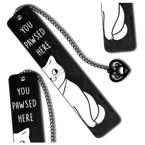 Fekete fém könyvjelző ajándéknak 146170001