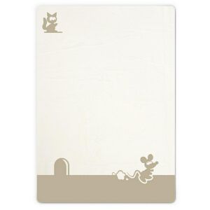 Babatakaró 75x100 Mickey egér krém bézs M-16 pamut babatakaró