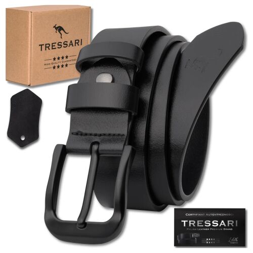 Férfi bőr öv 125 cm fekete 100% természetes bőr 137912964