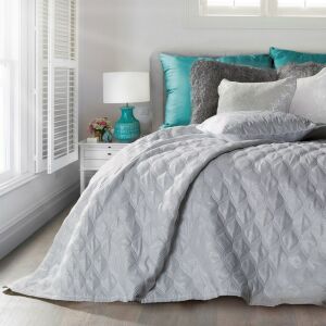 Ágytakaró 170x210 Pola Silver 3789 hímzett keleti mintás ezüst cérna 137913695 - Ágytakaró