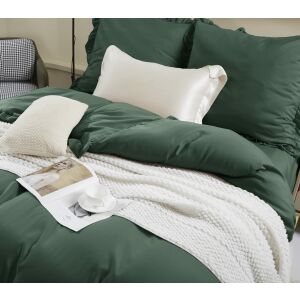 Ruffy - Mikroszálas Ágynemű 140x200 cm - Palackzöld, Fodros 137914216 - Ágynemű - ifjúsági és felnőtt