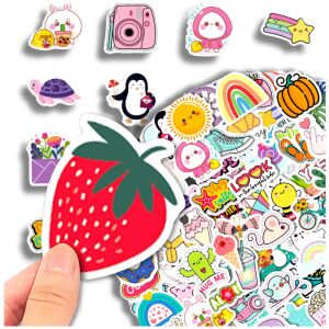 Motivációs Matricák Gyerekeknek - 100 db Vízálló, Színes Dekoráció