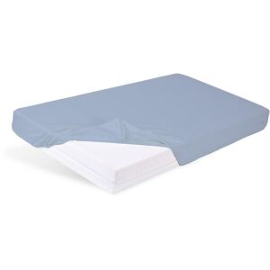 Vízálló lepedő 70x140 24 kék gumival Bambusz bambusz lepedő kiságy aljzathoz