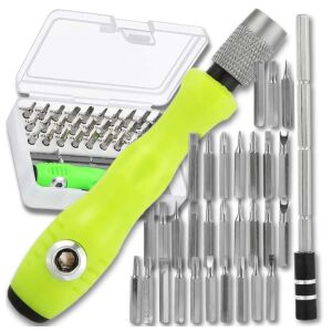 Precíziós csavarhúzók 32 az 1-ben, TORX bitek + tok