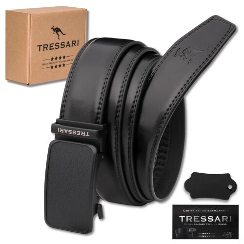 FÉRFI FEKETE ÖV 115CM AUTOMATIKUS BŐR TARTÁSSAL 137915652