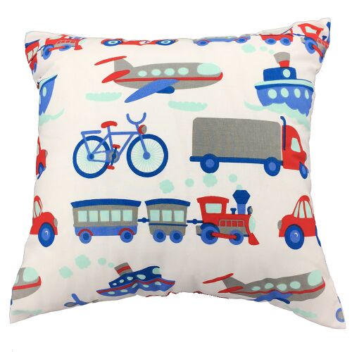 Pamut Párnahuzat 40x40 - Járműves Mintával, Gyerekszobába 137915689