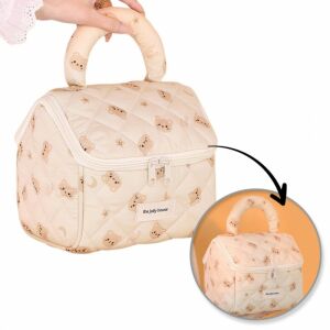 Elegáns összecsukható kozmetikai táska steppelt BEAR KS131K