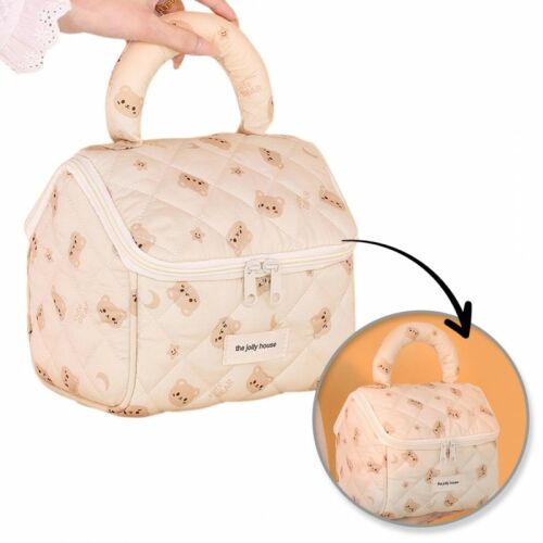 Elegáns összecsukható kozmetikai táska steppelt BEAR KS131K 137916114