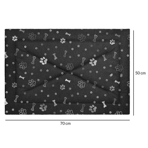 Szőnyeg kutyáknak 50x70 Max fekete ezüst vízálló Doggy 137916574