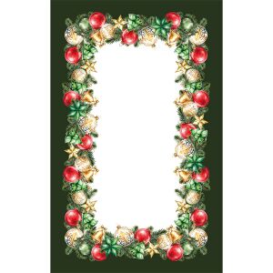 Karácsonyi terítő 140x220 Bombshell zöld PBN274/KSP/C02/140220/1