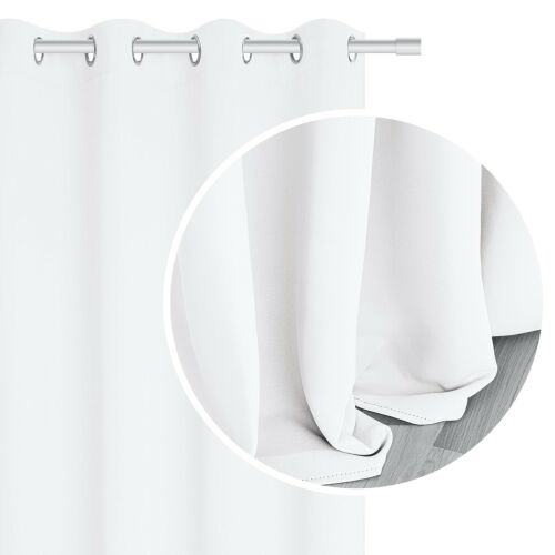 Hold Blackout Sötétítő Függöny - 140x250 cm, Fehér, Tömítőgyűrűs 137917321