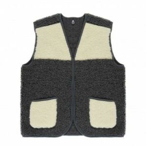 Serena grafit merinó gyapjú mellény M Tombler rehabilitációs kellékek műtét utáni melegítő