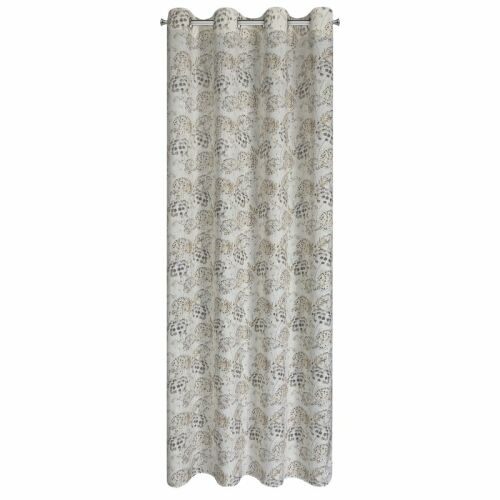 Függöny 140x250 Mira natúr piros, tömítésre készen Z10 Eurofirany 137919912