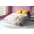 Pamut ágynemű 160x200 fehér mustár virág Summer Dream 009 Faro 137920048