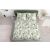 Mikroszálas ágynemű 160x200 fehér zöld leveles 5030 A 65 Light 137920395