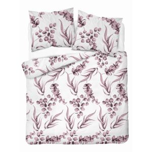 Pamut ágynemű 220x200 fehér púder lepedő 5107 B Pamut 32