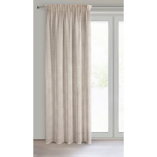 Eurofirany Alexa Bézs Kész Függöny - 140x270 cm, Szalagos 137922653
