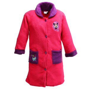 Gyerek plüss kabát Mini Mouse 116 cm 6 év amaránt gombos 0696