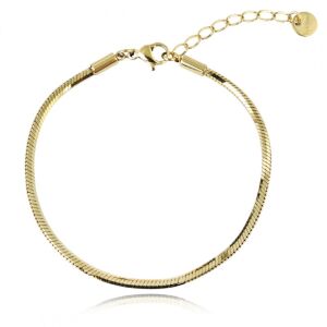 14 karátos aranyozott sebészeti acél karkötő BST1541