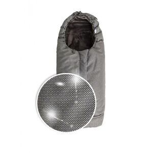 Babakocsi hálózsák Triton Footmuff fekete ezüst TDST-70