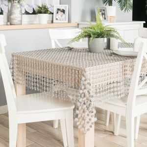 Lumina guipure terítő, szürke szín 005 lurexszel, méret 140x220 cm 061789/KSP/005/140220/1