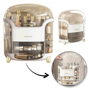 Szervező fiókos doboz kozmetikumokhoz, ékszerekhez XL többlépcsős CB34